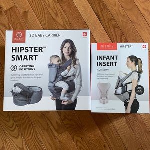MiaMily 3D Baby Carrier Hipster Smart & Infant Insert